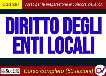 Diritto degli Enti Locali (Cod267) – Omniavis